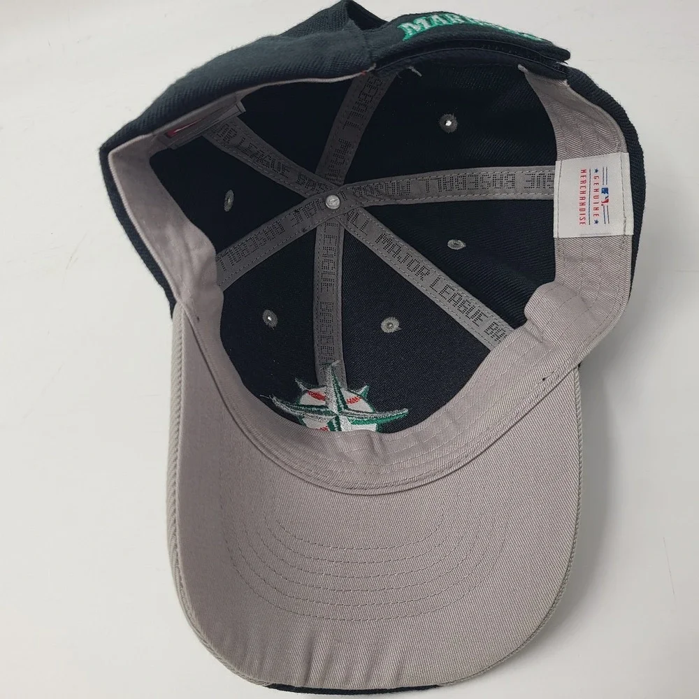 Seattle Mariners Hat Nike Adjustable Blue Wool Blend Compass Logo Men MLB Casual